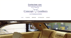 Desktop Screenshot of conceptleathers.be
